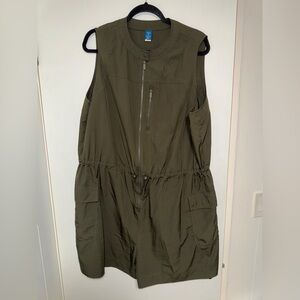 Olive Green Sleeveless romper